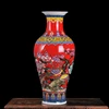 Luxury Jingdezhen Antique Porcelain Enamel Fish Tail Shape Vase Classical Decoration Large Chinese Vases Ancient Palace Vases 4