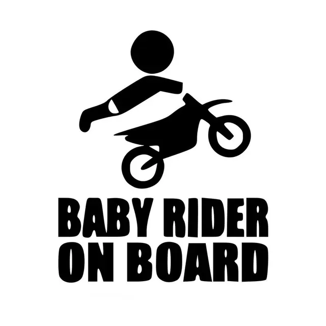 motorcycle sticker baby dirtbike sticker dirt bike motocross stunts