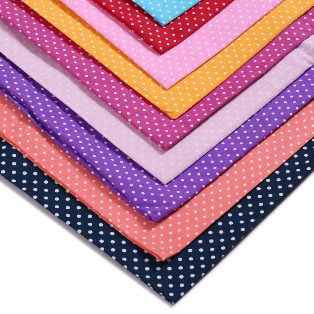 150cm wide pure Cotton dot fabric printed fabric / fashion wholesale