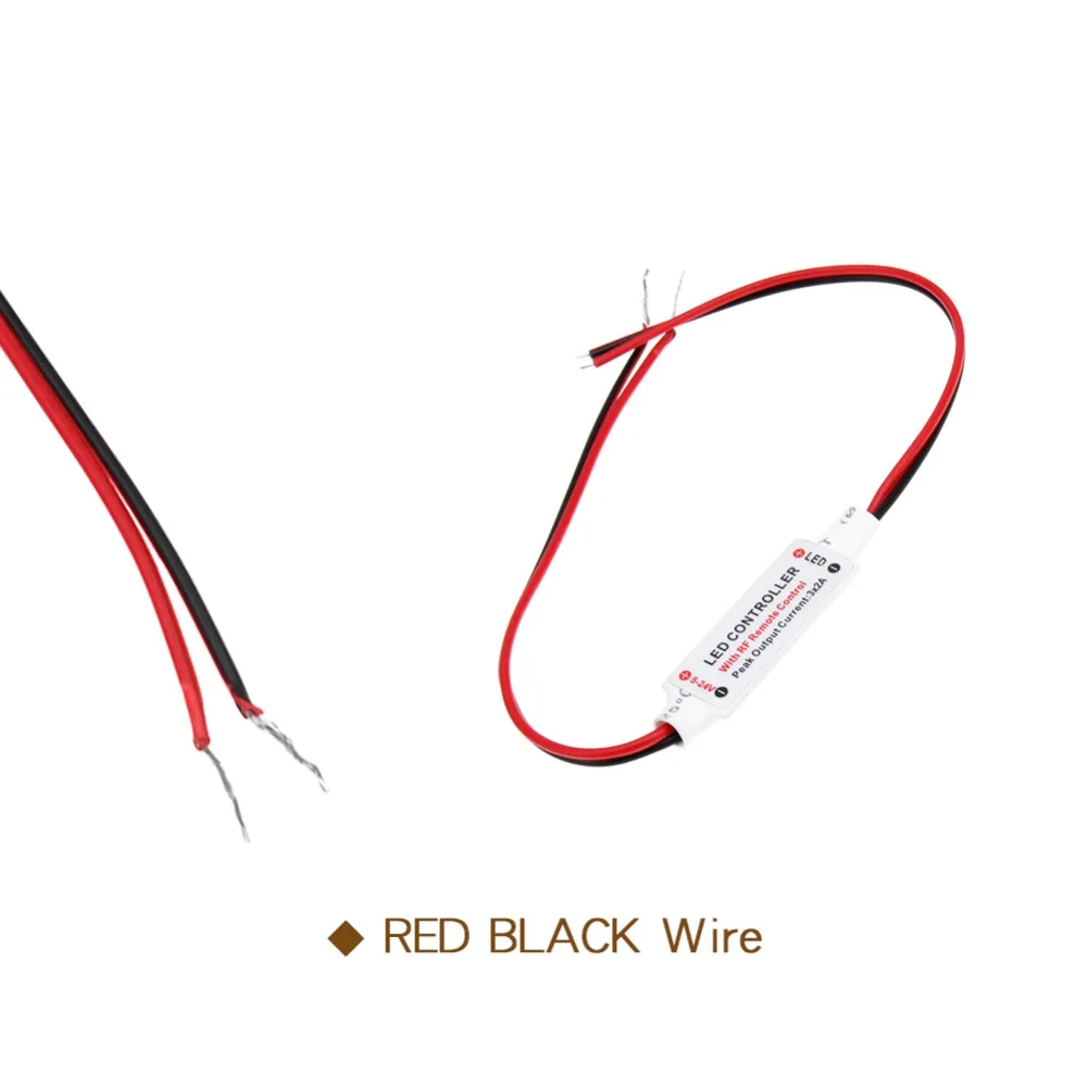 11 ключ RF LED контроллер DC12V мини беспроводной дистанционный проводной разъем для