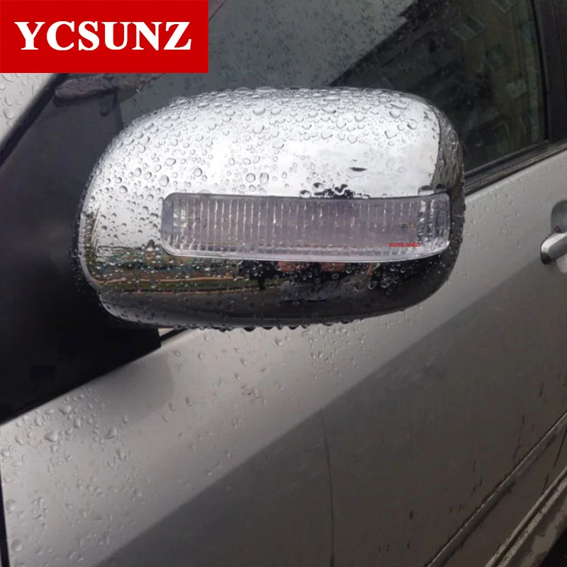 Chrome Mirror Cover For Toyota Corolla 2001 2004 ABS With Side Lights