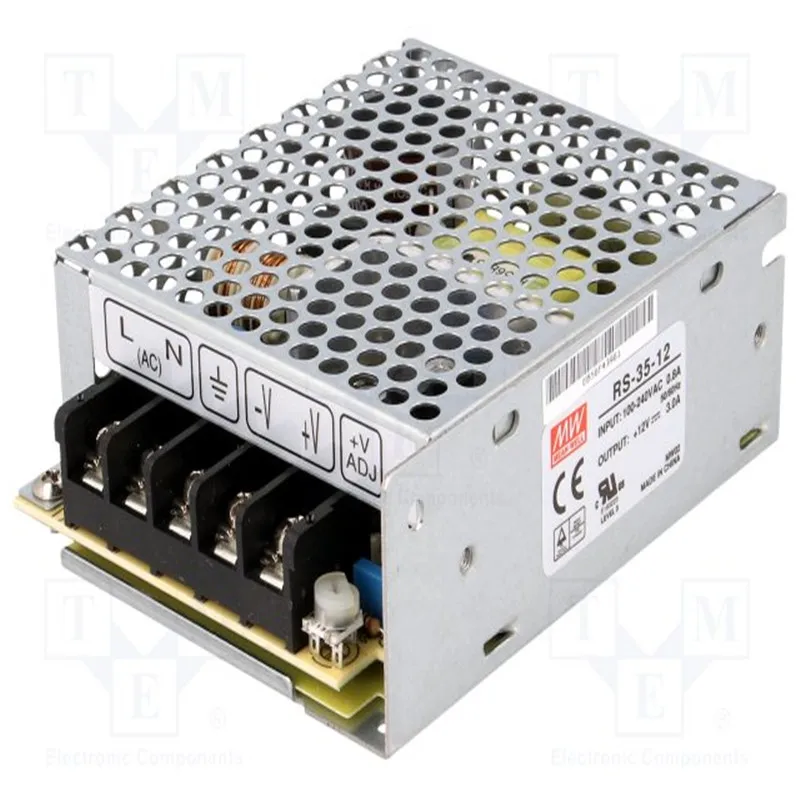 

MINIATURE MEAN WELL 15w 5v 3a Single Output variable power supply RS-15-5