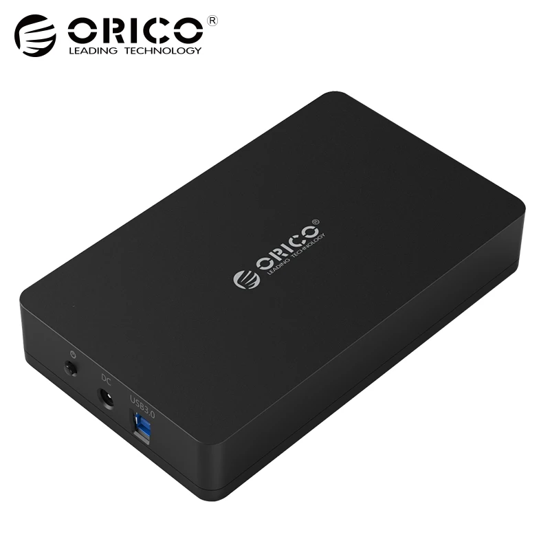 

Orico Black JMS578 Chip 3569S3-EU-BK HDD SSD case with EU plug support Hot swap drive box