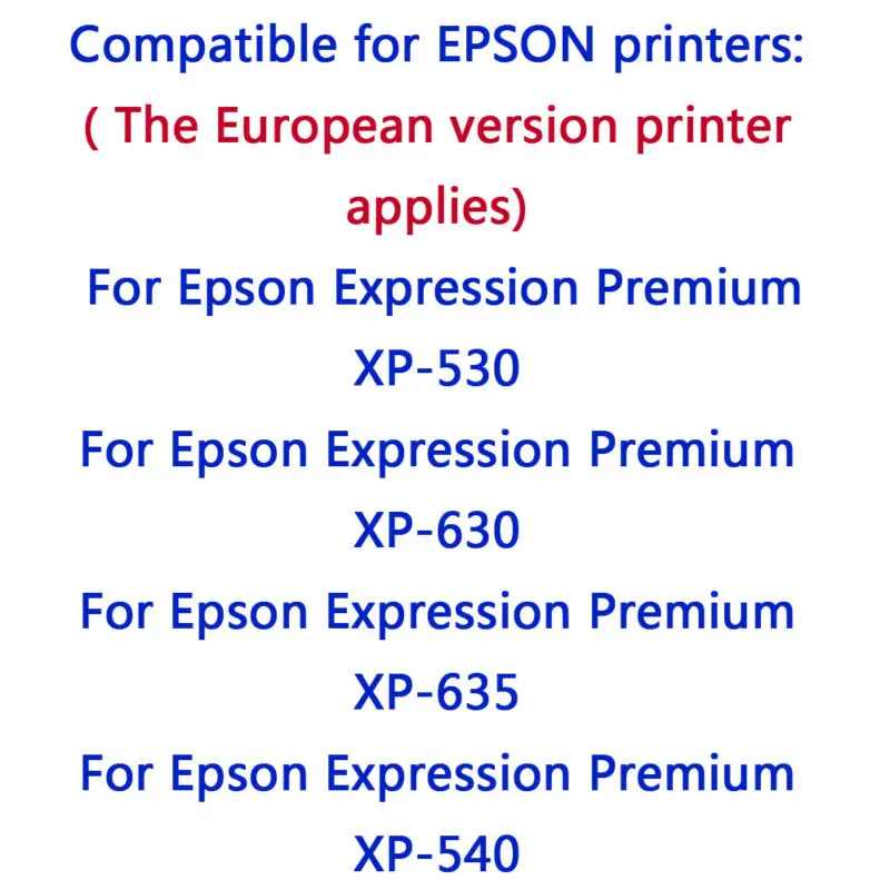 5 шт в упаковке T33 33XL T3351-T3354 совместимый картридж с чернилами для принтера Epson Expression Premium XP-530 XP-630 XP-635 XP-640 XP-830 XP-900