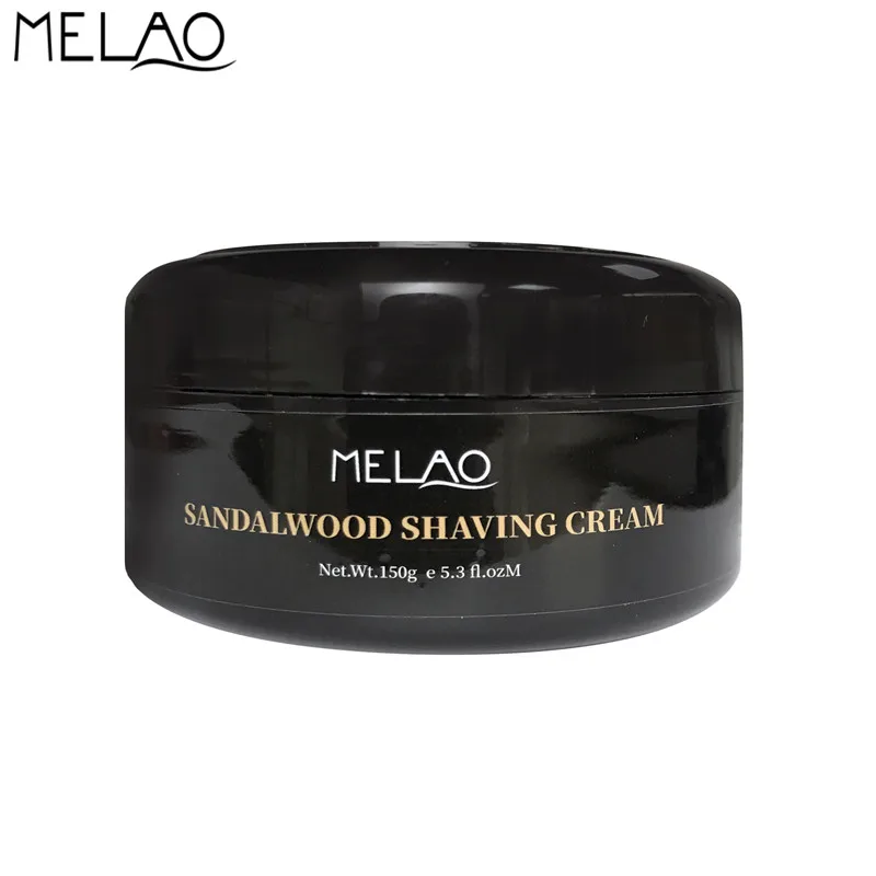

MELAO Men Beard Shaving Foam Refreshing Shaving Balm Soften Beard Reduce Friction Shaving Cream 150g W