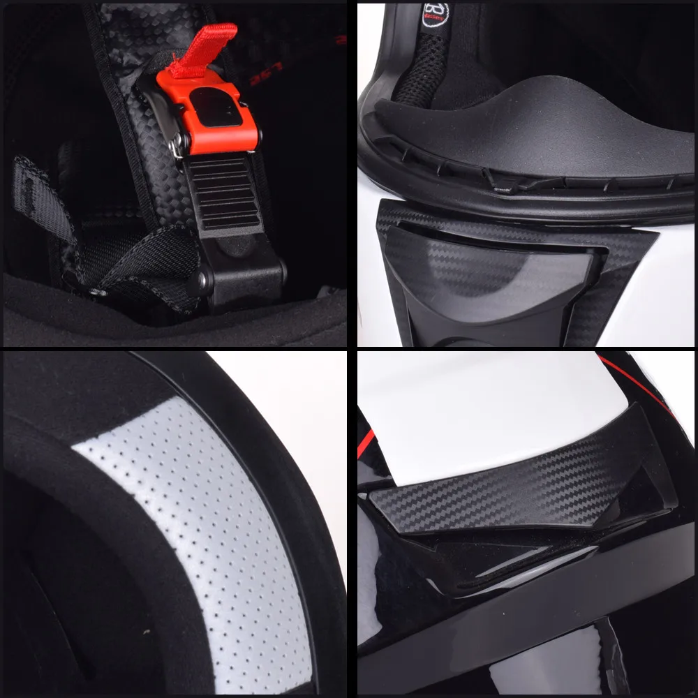 LS2 FF328 поток шлем для мотоцикла полное лицо гоночные шлемы двойной козырек
