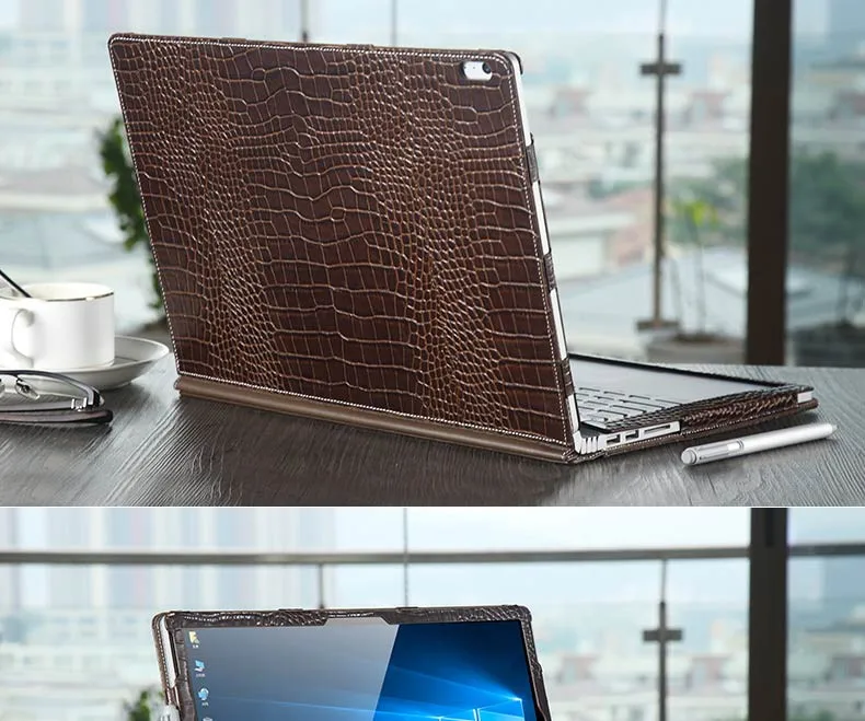 Топ чехол из натуральной кожи для microsoft Surface Book 13,5 ''дюймов, защитный чехол для планшета, съемный чехол+ подарок