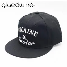 Glaedwine бренд письмо cocaines и икра Бейсбол Кепки Винтаж хип-хоп шляпы Gorras Snapback adjuatable папа шляпа для мужчин женские
