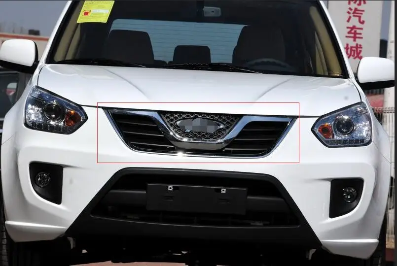 

Car Front Hood Grill Grille Mesh Cover Vent Trim for Chery Tiggo 2010-2013