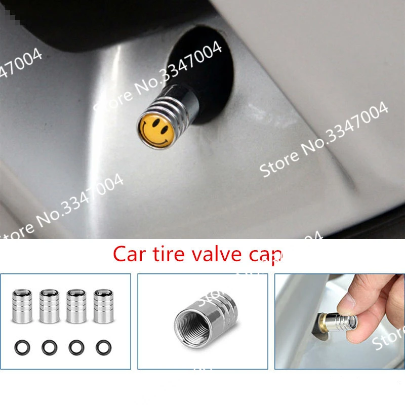 Metal Chrome Wheel Tire Valve Caps Stem Air Cover With Mini Wrench For