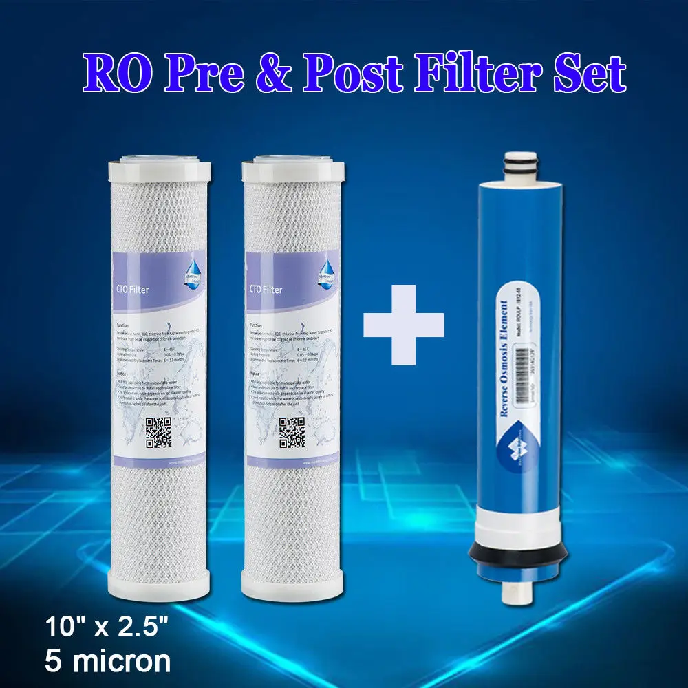 Buy Compatible 50GPD RO Membrane+Pre & Post Filter