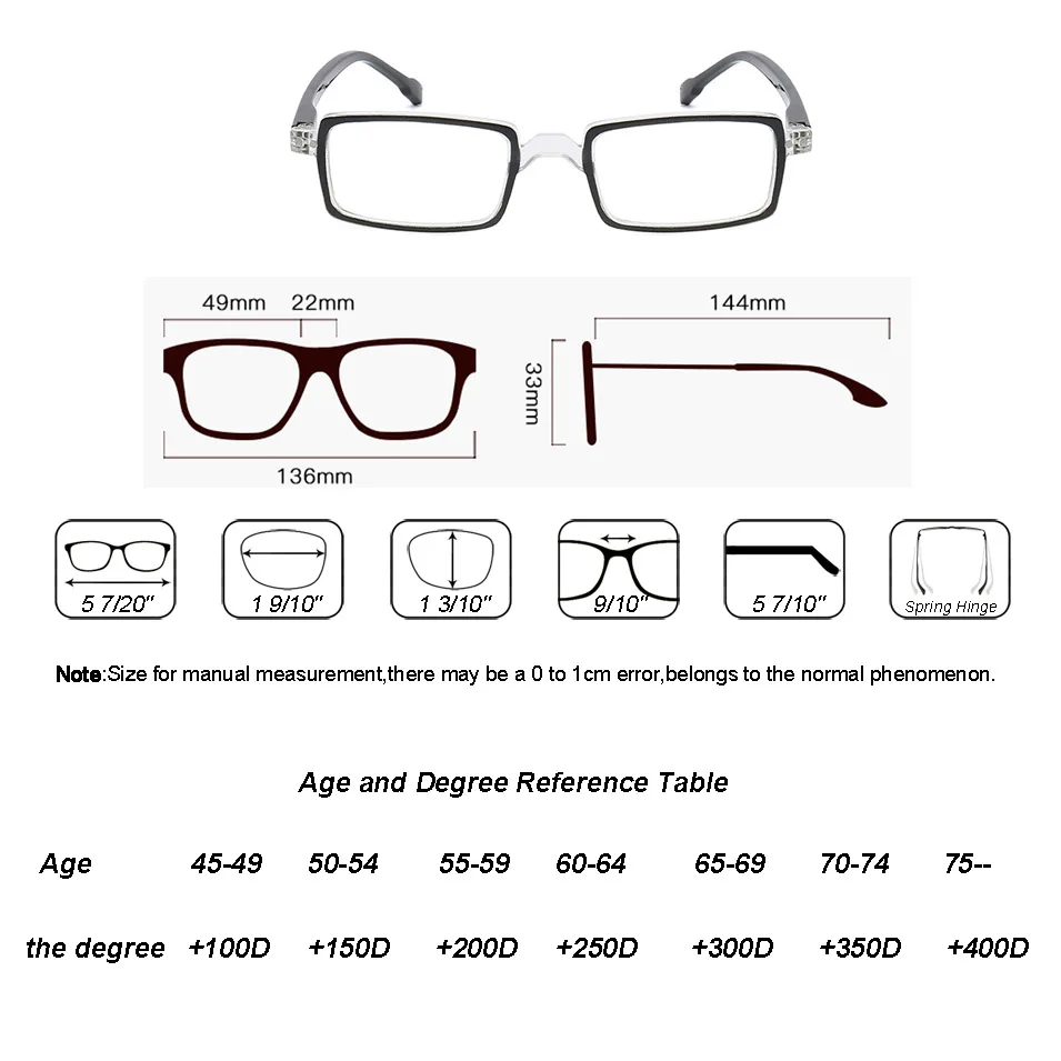 Чтение Стекло es Для женщин Для мужчин квадратный каблук; глаз Стекло es дальнозоркостью Стекло Прямоугольник Фиолетовый тонкая рамка из нержавеющей стали Dioptrt+ 1,0+ 1,5+ 2,0+ 2,5+ 3.+ 3,5
