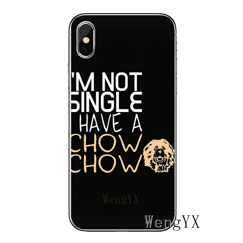 Роскошный мягкий чехол для телефона из ТПУ для Apple iPhone 8 7 plus 6s 6 plus X XR XS Max SE 5S 5c 5 4S 4 - Цвет: Chow-Chow-A-03