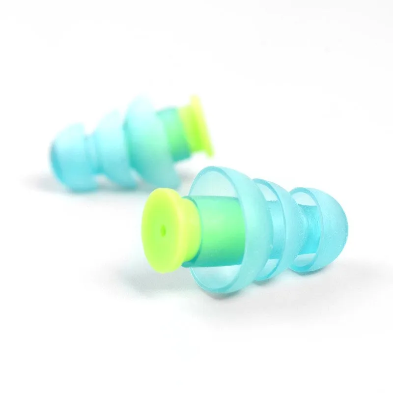 Reusable Silicone Ear plugs Noise Cancelling Hearing Protection Earplugs Waterproof for Swimming Sleeping Studying Boxed Package