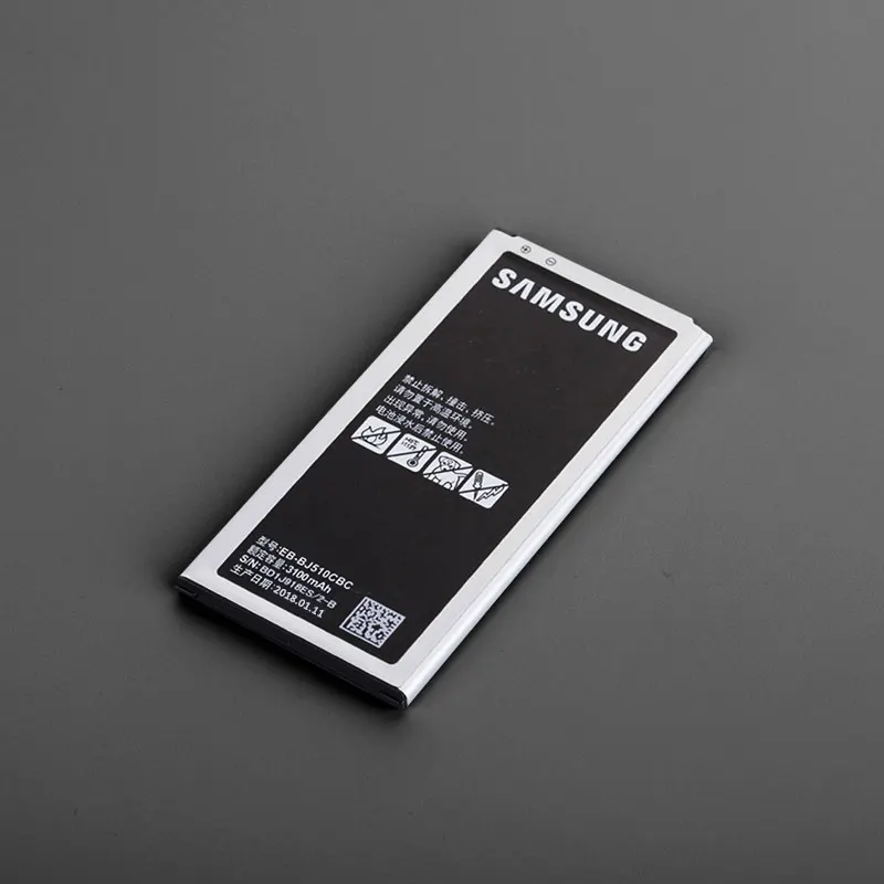Оригинальный аккумулятор Samsung для Galaxy J5 2016 Edition J510 J510FN J510F J510G J510Y J510M EB BJ510CBC 3100