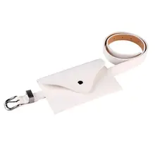 Женская поясная сумка FGGS из искусственной кожи со съемным ремнем, модная поясная сумка для девочек