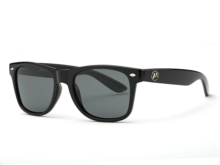 AEVOGUE, поляризационные солнцезащитные очки, мужские, толстая ацетатная оправа, линзы Polaroid, Летний стиль, фирменный дизайн, солнцезащитные очки, CE, UV400, AE0368 - Цвет линз: NO2
