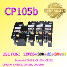 ; 12 шт. отличное тонеры CP105 CP105B Тонер совместимый с xerox CM205B cm205f cp215w cm215fw CM215B