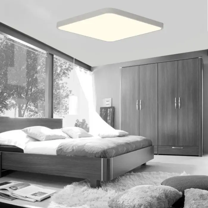 Светодиодный акриловый потолочный светильник супер тонкий спальня лампы для балкона Алюминиевая рамка свет Даг-корабль