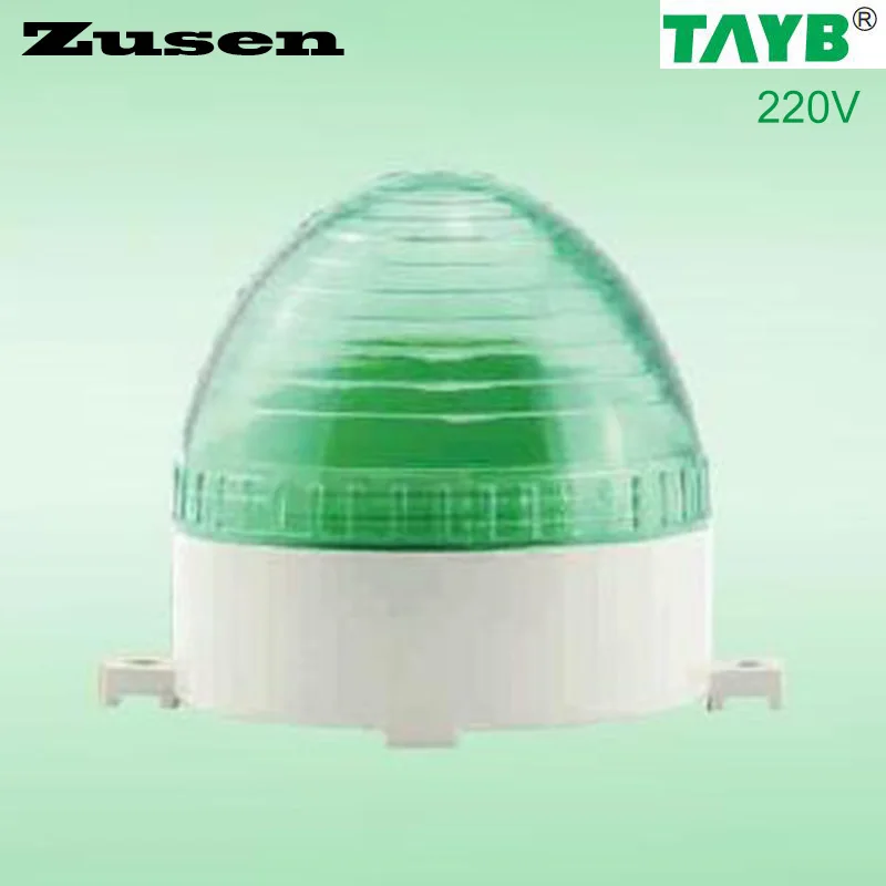 

Zusen TB60 220V GREEN led small Signal Warning Light LED Lamp small Flashing Light