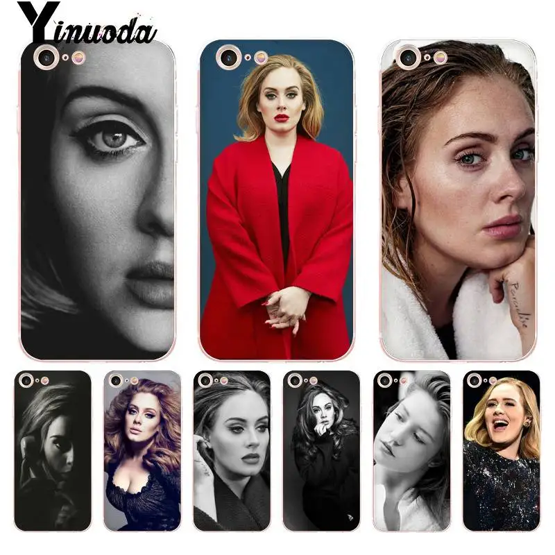

Yinuoda Adele Adkins pop singer Printing TPU Phone Case for iPhone 8 7 6 6S Plus X 10 5 5S SE XR XS XSMAX11 11pro 11promax