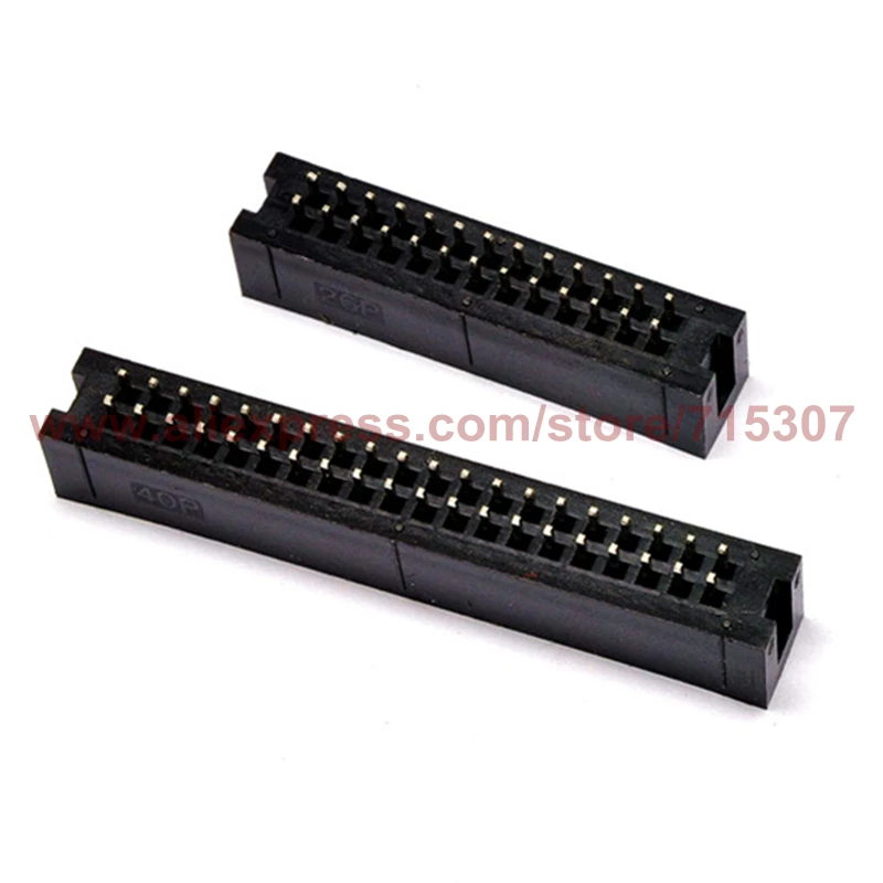PHISCALE 10 шт. idc разъем 2 54 мм header 30P Двухрядный 2x15 контактный Штекерный сквозное