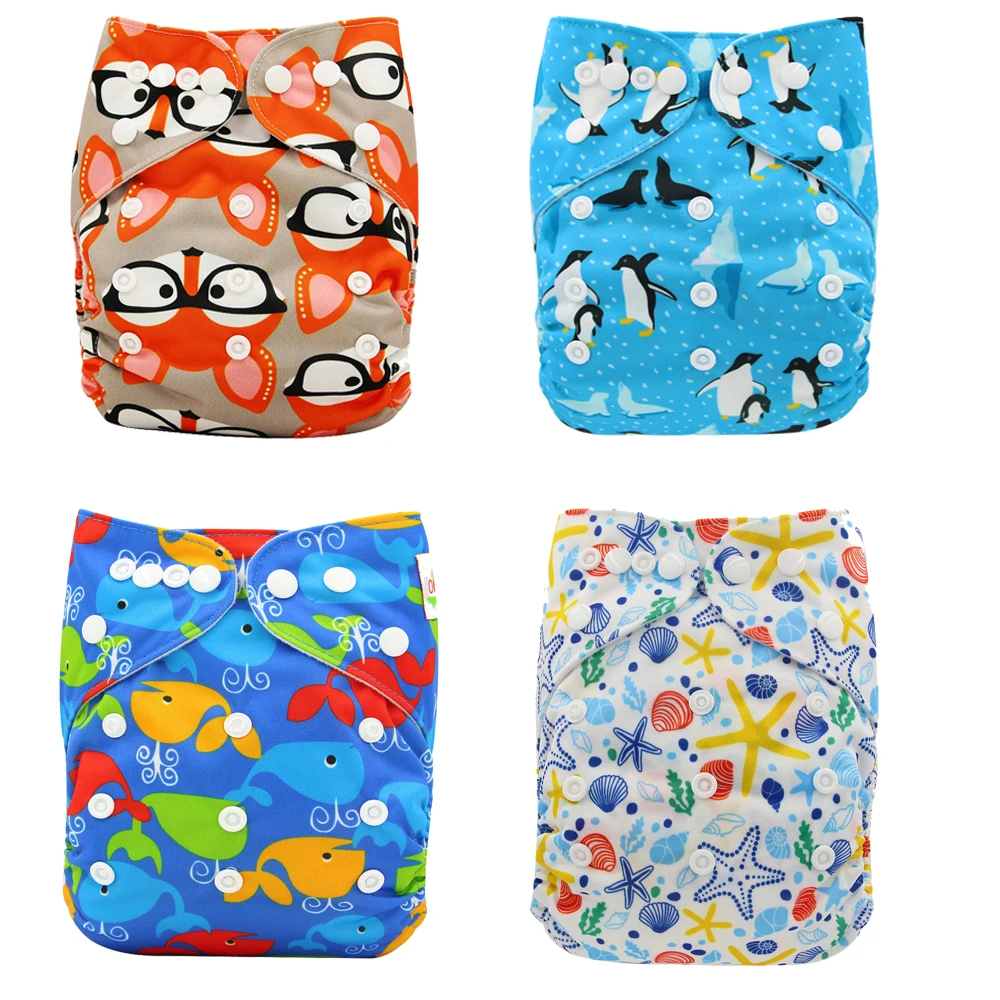 Pocket Diaper Cover Couche Lavable Newborn Ohbabyka Diapers Reusable
