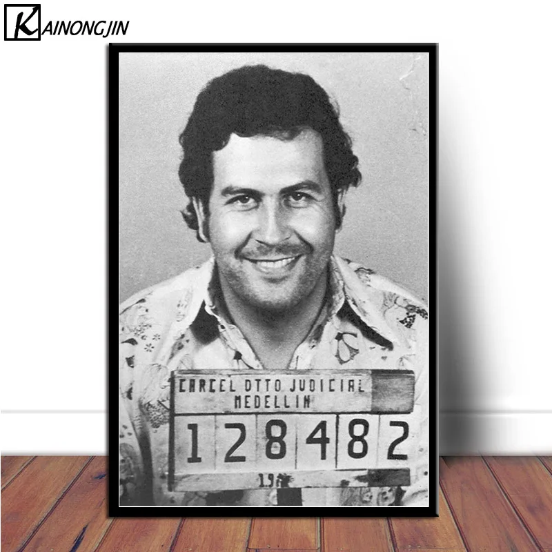 

Pablo Escobar Famous Poster Wall Art Canvas Painting Posters and Prints Wall Picture Room Decorative Home Decor