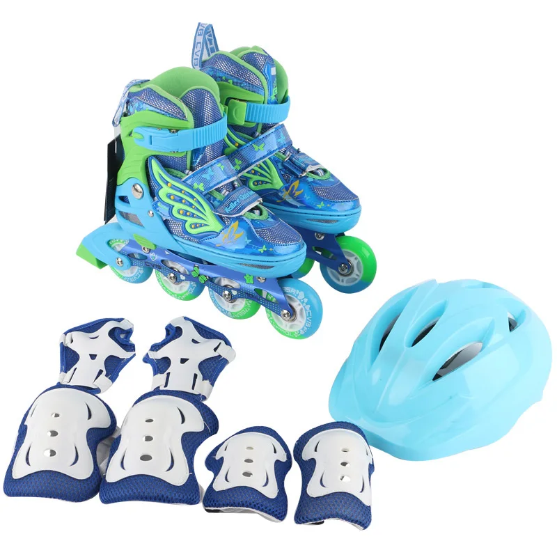 مجموعة واحدة الأطفال الاطفال مضمنة تزلج الأسطوانة أحذية التزلج خوذة الركبة حامي والعتاد قابل للتعديل بو وامض عجلات Patines 2 اللون مجموعة واحدة الأطفال الاطفال مضمنة تزلج الأسطوانة أحذية التزلج خوذة الركبة حامي والعتاد قابل للتعديل بو وامض عجلات Patines 2 اللون