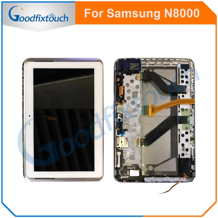 ЖК дисплей для Samsung Galaxy Note 10 1 N8000 N8010 дигитайзер сенсорного экрана в сборе с рамкой