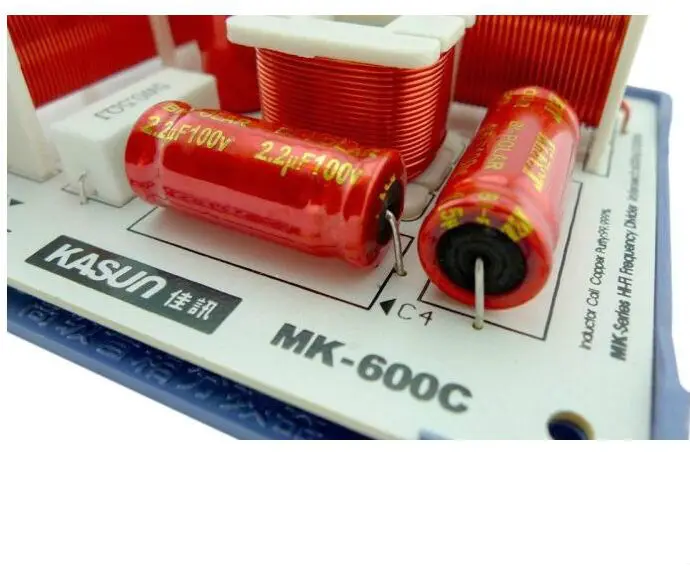 2 шт KASUN MK-600C 2 Way 3 шт двойной бас 180 Вт Hi-Fi аудио динамик кроссовер с делителем частоты фильтры