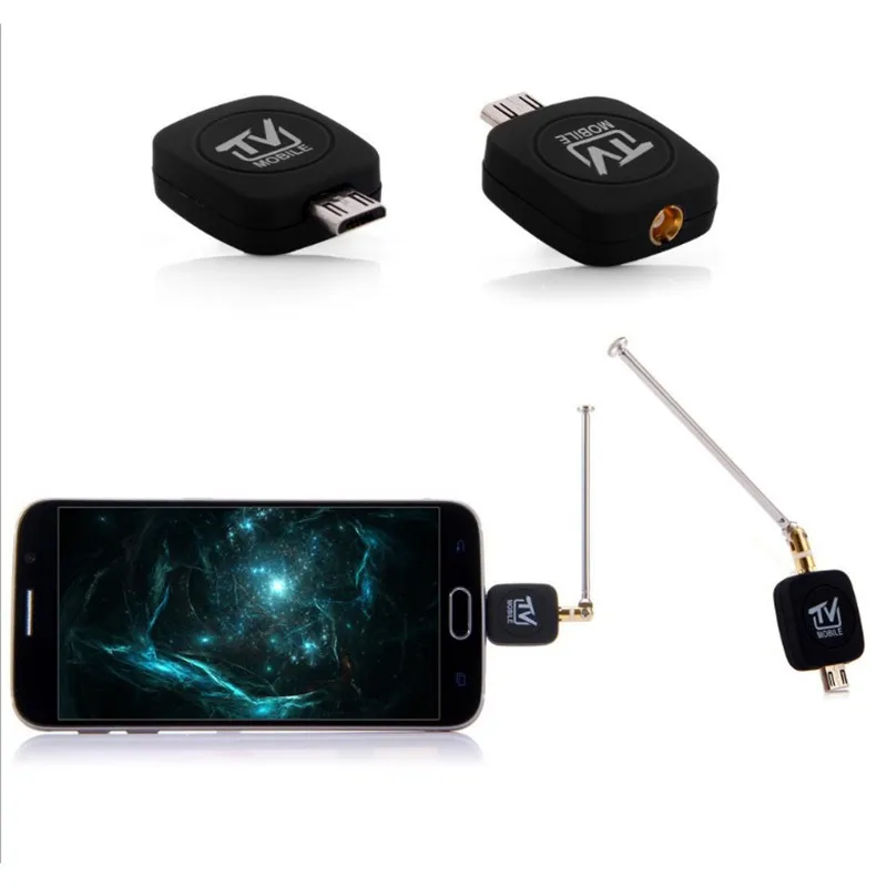 Micro USB DVB-T Tuner Mini TV Receiver Dongle/Antenna DVB THD Digital Mobile TV HDTV Satellite Receiver For Android Phone