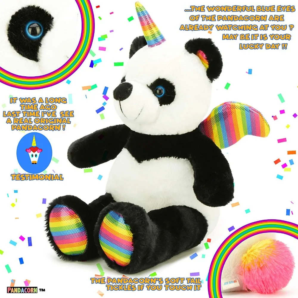 Shaun Tsy The Pandacorn | Милая Панда медведь плюшевый мягкий Единорог плюшевая игрушка
