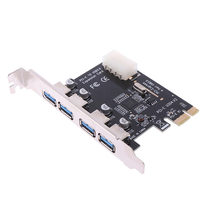 4 Port USB 3.0 PCI-e Expansion Card PCI Express PCIe USB 3.0 Hub Adapter 4-port USB3.0 Controller USB 3 0 PCI E PCIe Express
