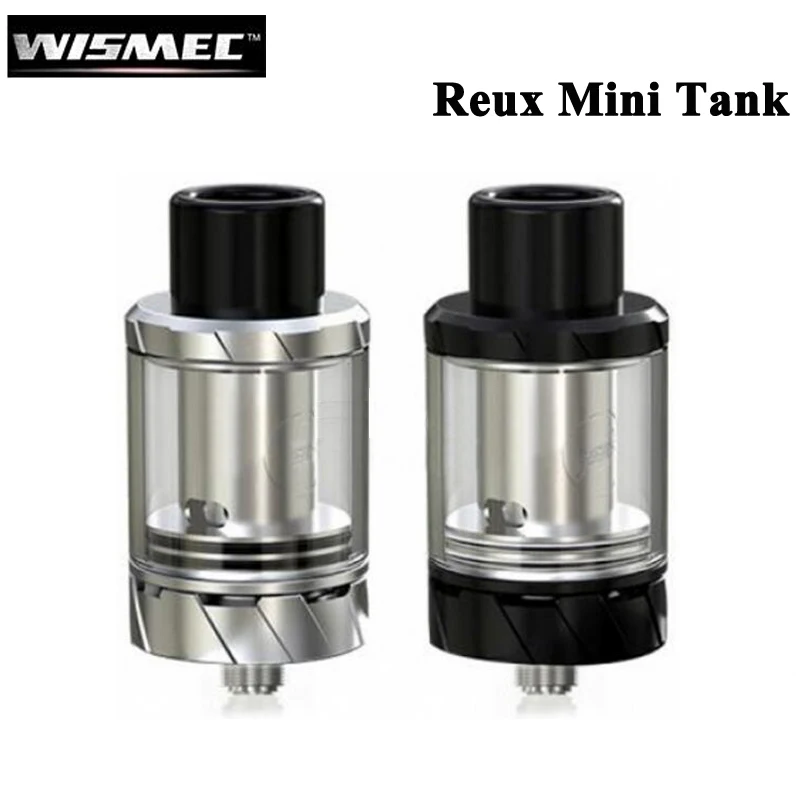 

Wismec Reux Mini Tank 2ml Capacity Top Filling Bottom Airflow Atomizer for E Cigarettes WISMEC Reuleaux RXmini RX Mini (no Coil)