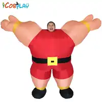 Inflatable Costume Hercules for Women Men Sailor Weight Lifting Mr Fitness Adult Blow Up Suit Party Carnival Cosplay Fancy Dress