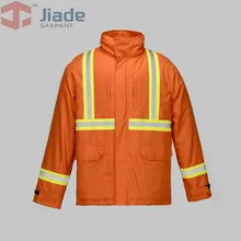 Jiade 100% FR cotton Work Winter Jacket Flame Resistant welding clothing Long Sleeve Jacket Men’s Work Winter Papka