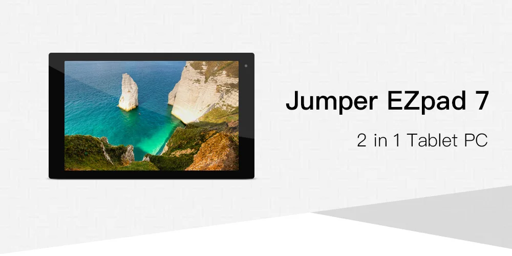 Jumper EZpad 7 планшет 2 в 1 планшетный ПК 10,1 ''Windows 10 Intel Cherry Trail Z8350 четырехъядерный 1,44 ГГц 4 Гб ОЗУ 64 Гб eMMC rom