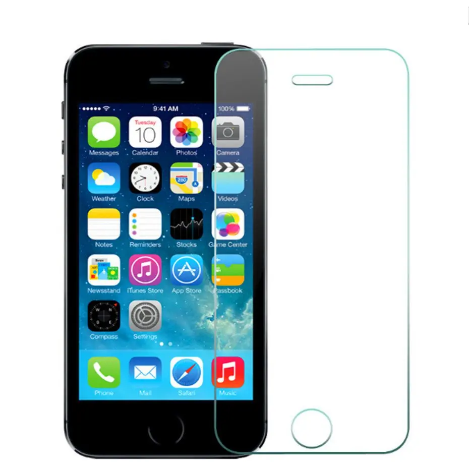 Goedkoop RU iphone 9 H ultradunne beschermende glas voor iphone 7 8 plus screen protector gehard glas op Apple iphone x XS 6 6 s 5 5 s se 4 s