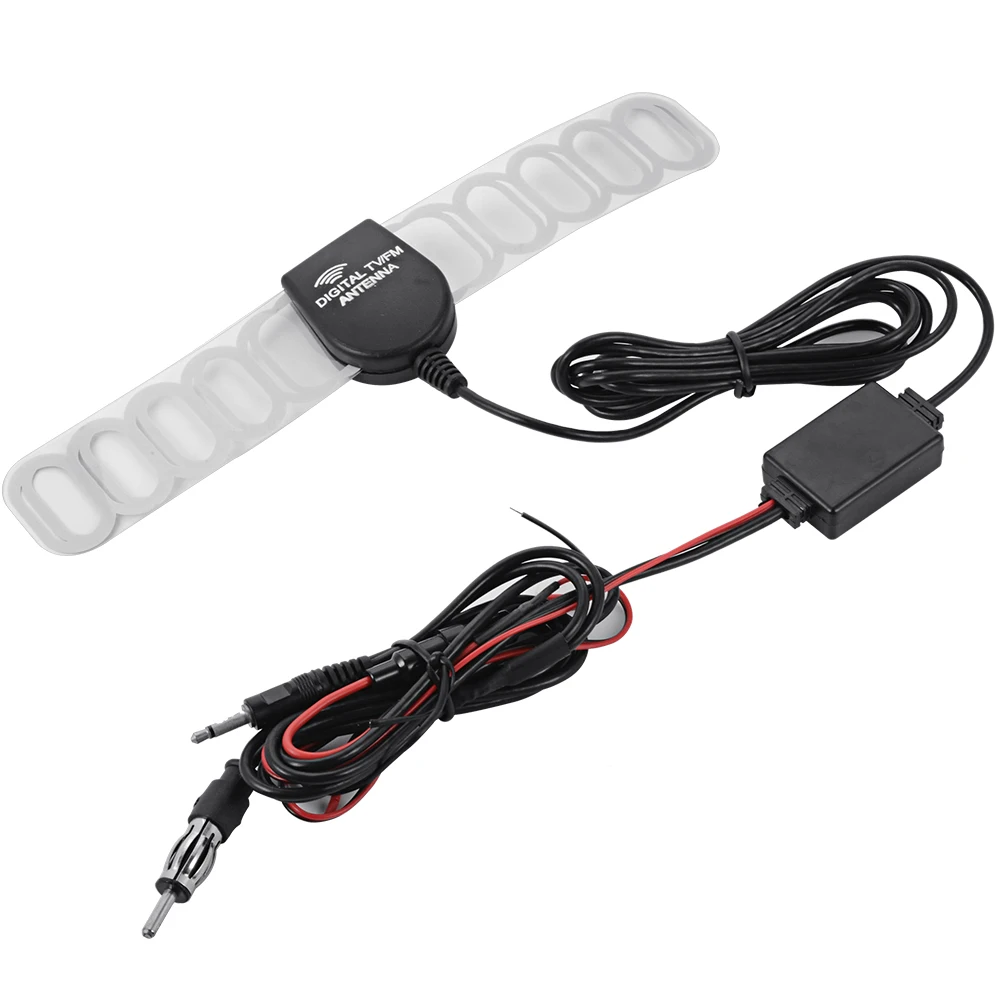 Car TV Digital DVB-T FM Antenna Aerial Amplifier Booster Plug Connector MA475 | Автомобили и мотоциклы
