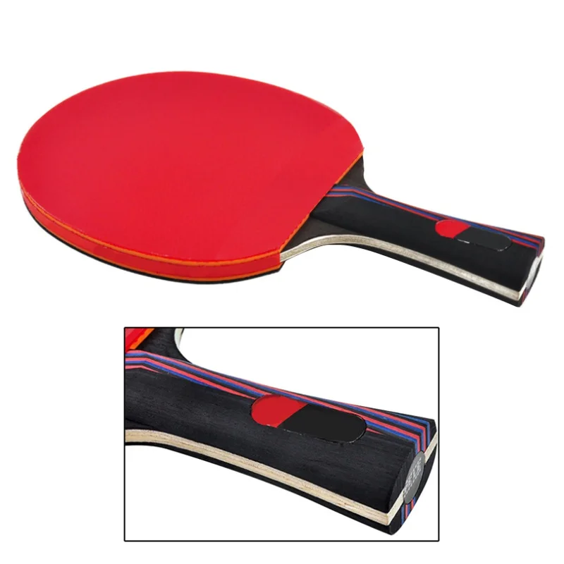 Пинг ракетки для понга из углеродного волокна ракетки резиновые с двойным лицом прыщи-профессиональный настольный теннис ракетки