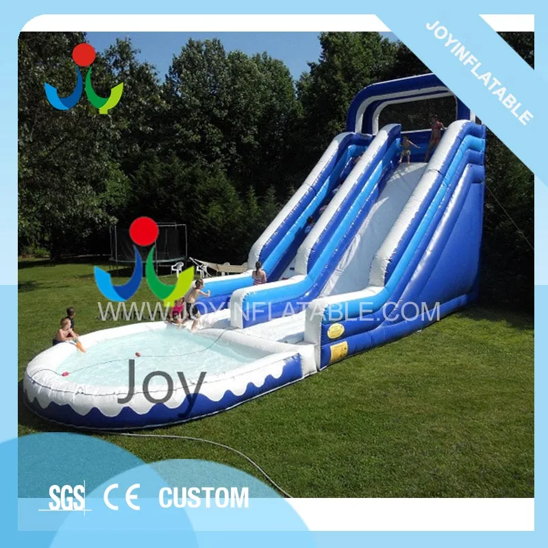 Outdoor Inflatable Slide With Small Pool For Kids, Inflatable Kids