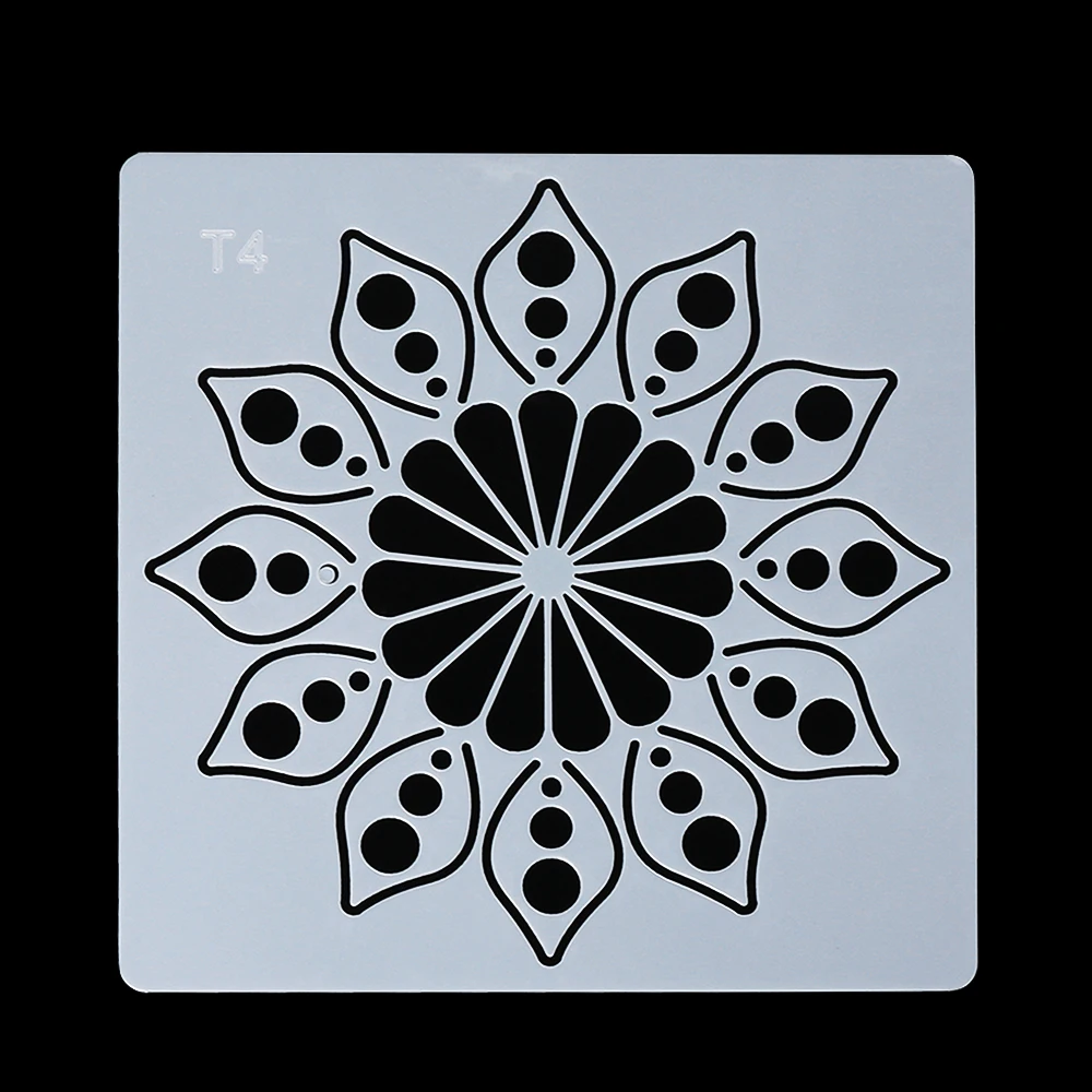 

DIY Craft Mandala Auxiliary Layering Stencils For Walls Painting Scrapbooking Stamp Album Decor Embossing Paper Card Template#64