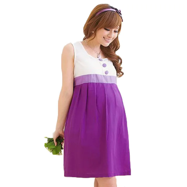 Newly Summer Maternity Dress For Pregnant Women Clothing Sleeveless