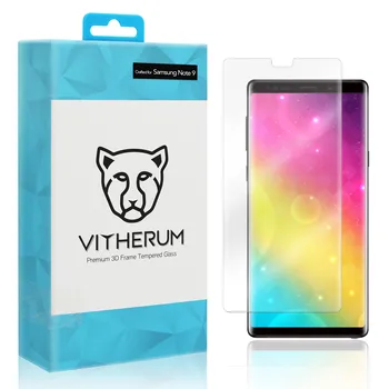 

AQUA - Premium 3D Curved Full Transparent Tempered Glass (UV Fixation) for Note 9 -