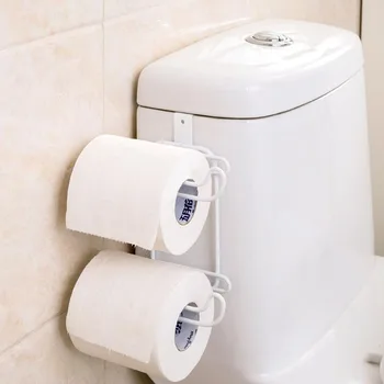

Toilet Paper Storage Shelf for Bathroom Organizer Metal Storage Rack For Toilet Paper Kitchen Paper Towel Holder 8