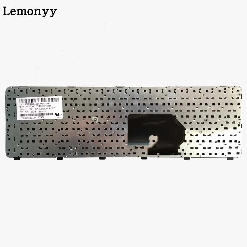 Черная клавиатура для ноутбука hp павильон DV7-6100 DV7-6000 DV7-6200 DV7-6152er 60945-257 английская клавиатура с рамкой