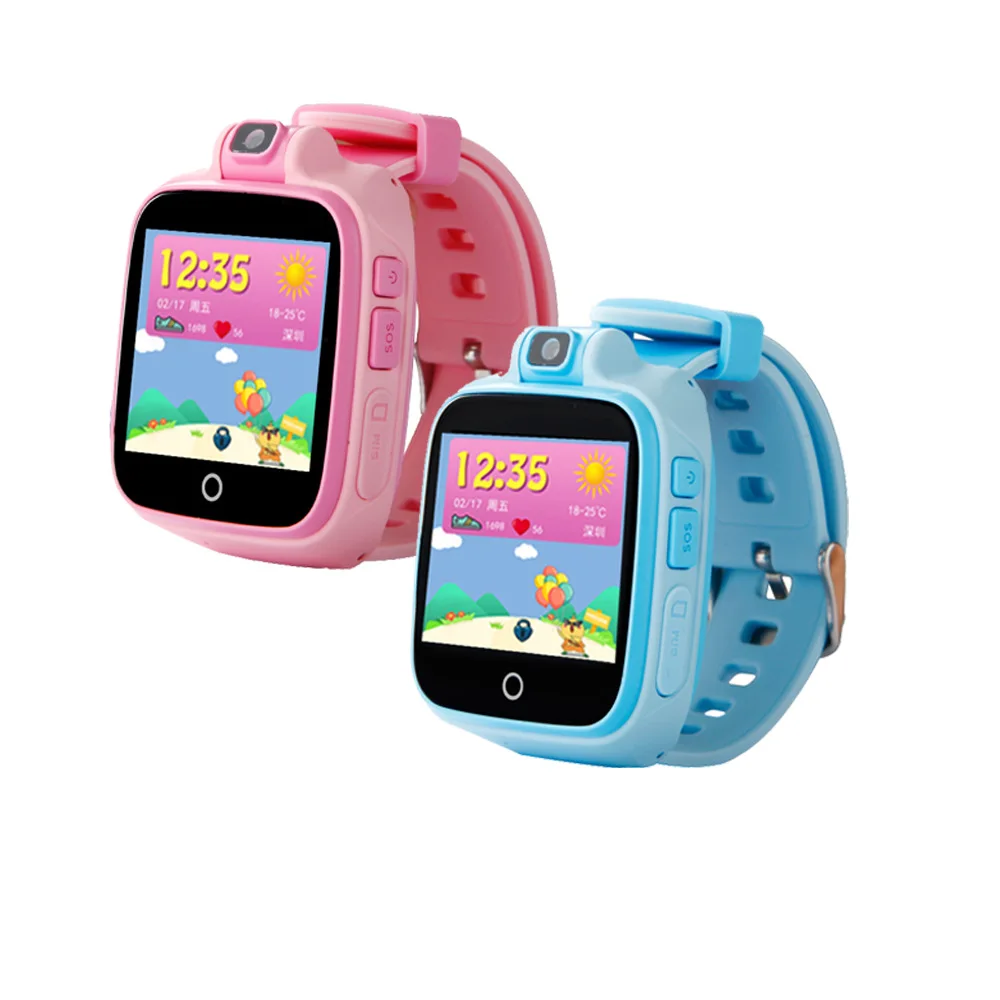 Newest 4G Smart Watch Child Safe Monitor GPS Tracker Kids Android IOS