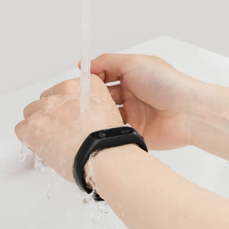 Оригинальный умный фитнес браслет Xiaomi Mi Band 2 OLED с сенсорной панелью монитором сна
