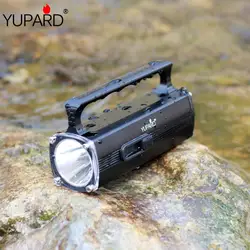 Yupard XM-L2 T6 светодио дный желтый свет Водонепроницаемый фонарик Подводный факел diver Купание фонарь 100 м прожектор + Зарядное устройство